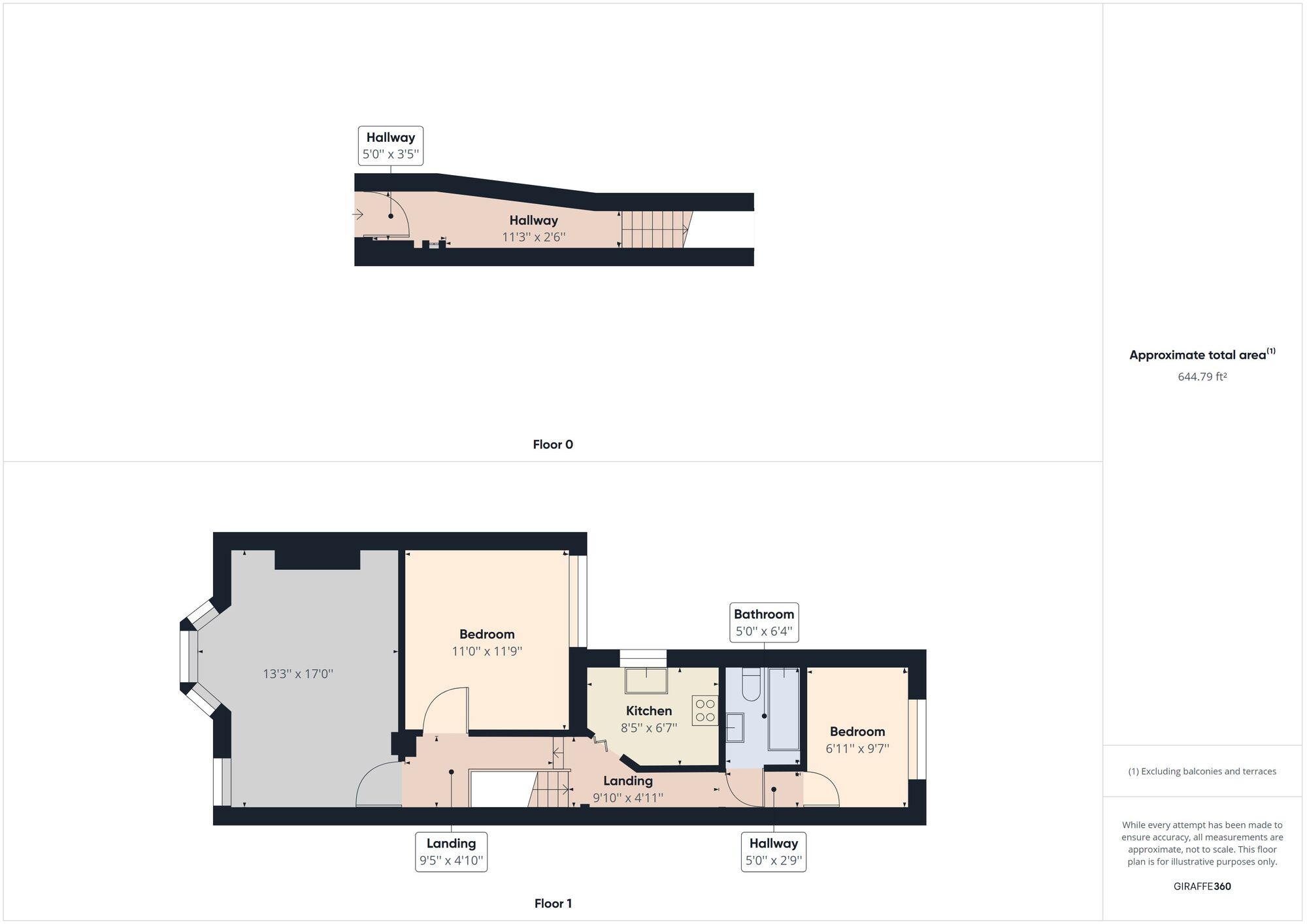 Floorplan of 2 bedroom  Flat for sale, Church Road, Leyton, London, E10