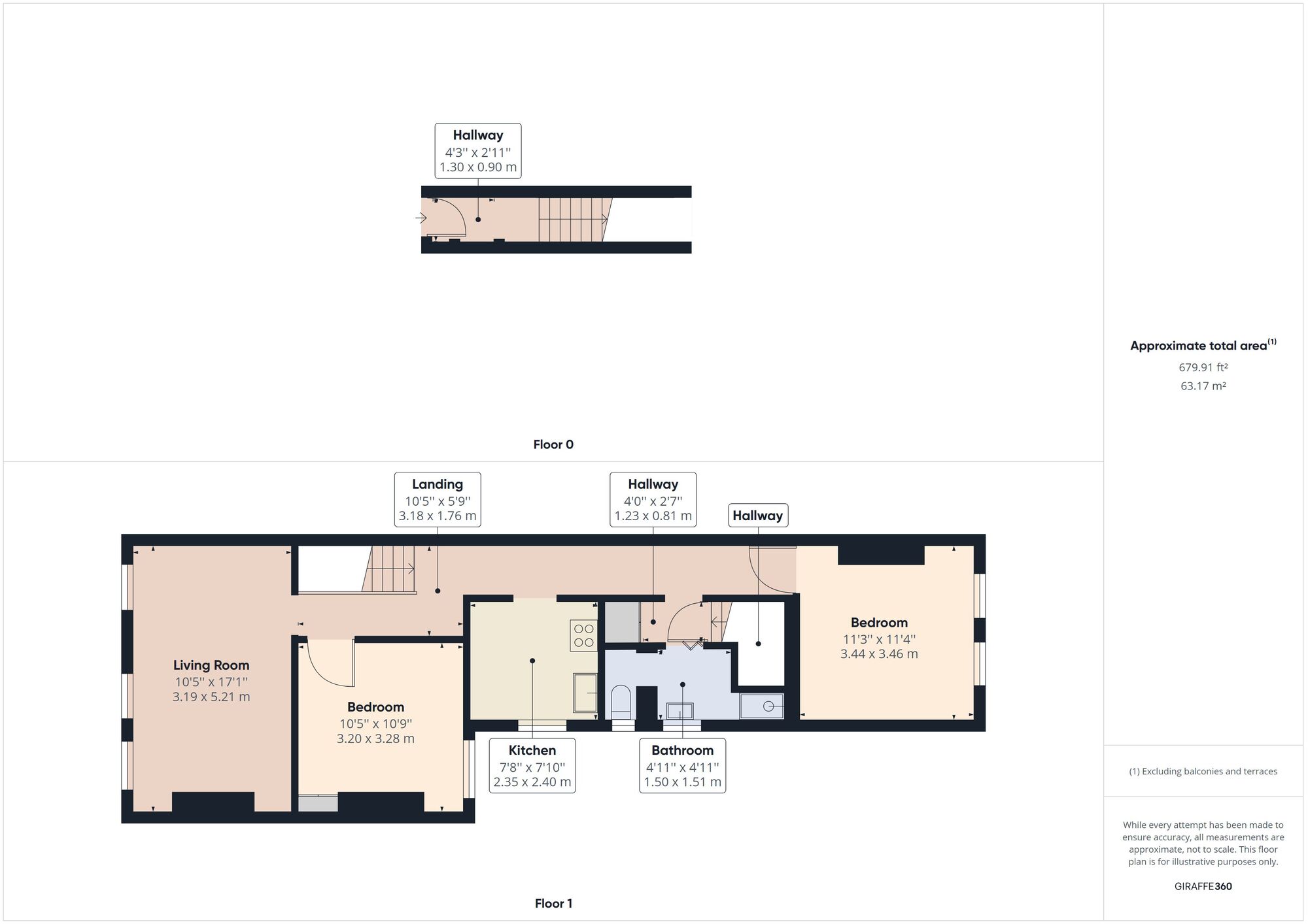 Floorplan of 2 bedroom  Flat to rent, Wetherden Street, Walthamstow, London, E17