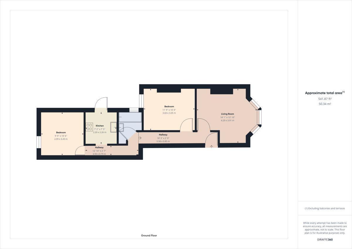 Floorplan of 2 bedroom  Flat to rent, Lea Bridge Road, Leyton, London, E10