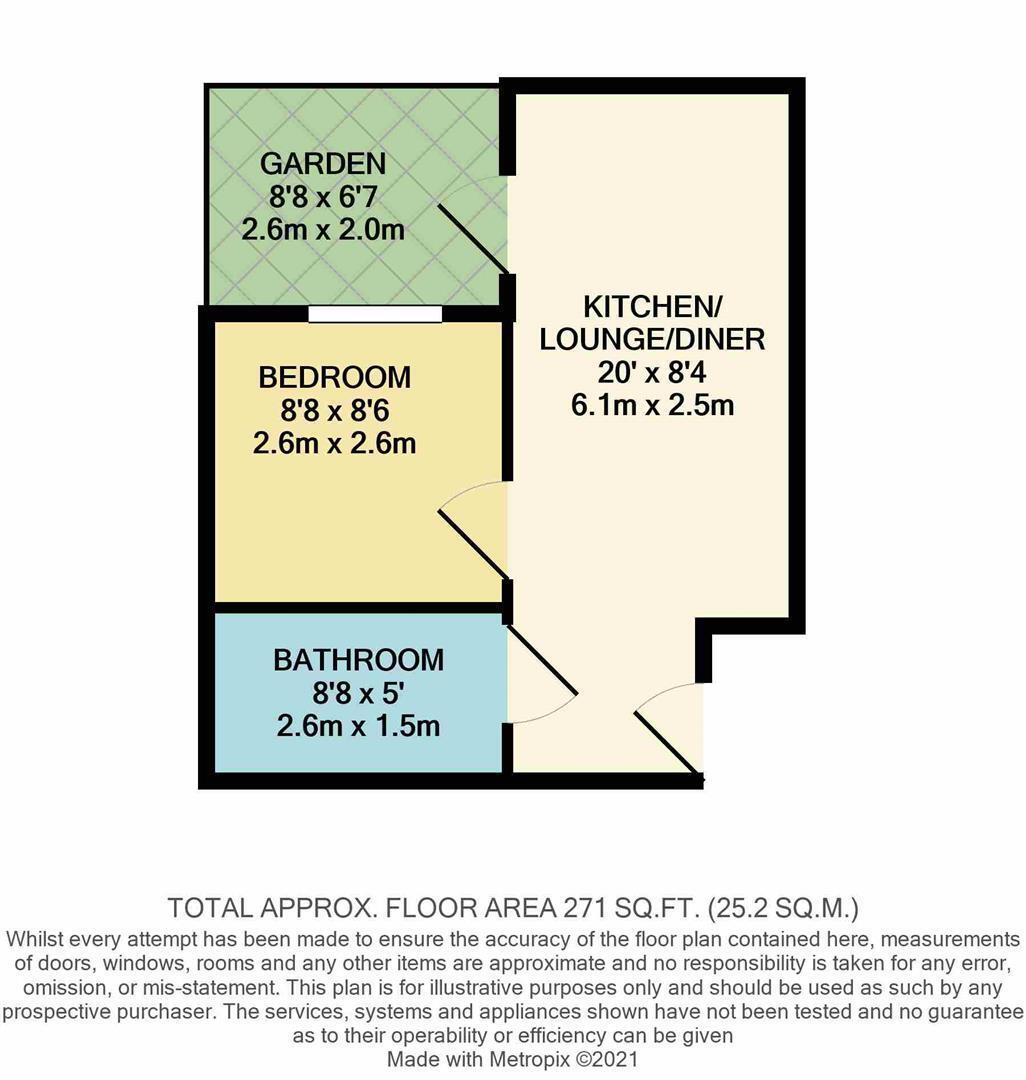 Floorplan of 1 bedroom  Flat to rent, Orford Road, Walthamstow, London, E17