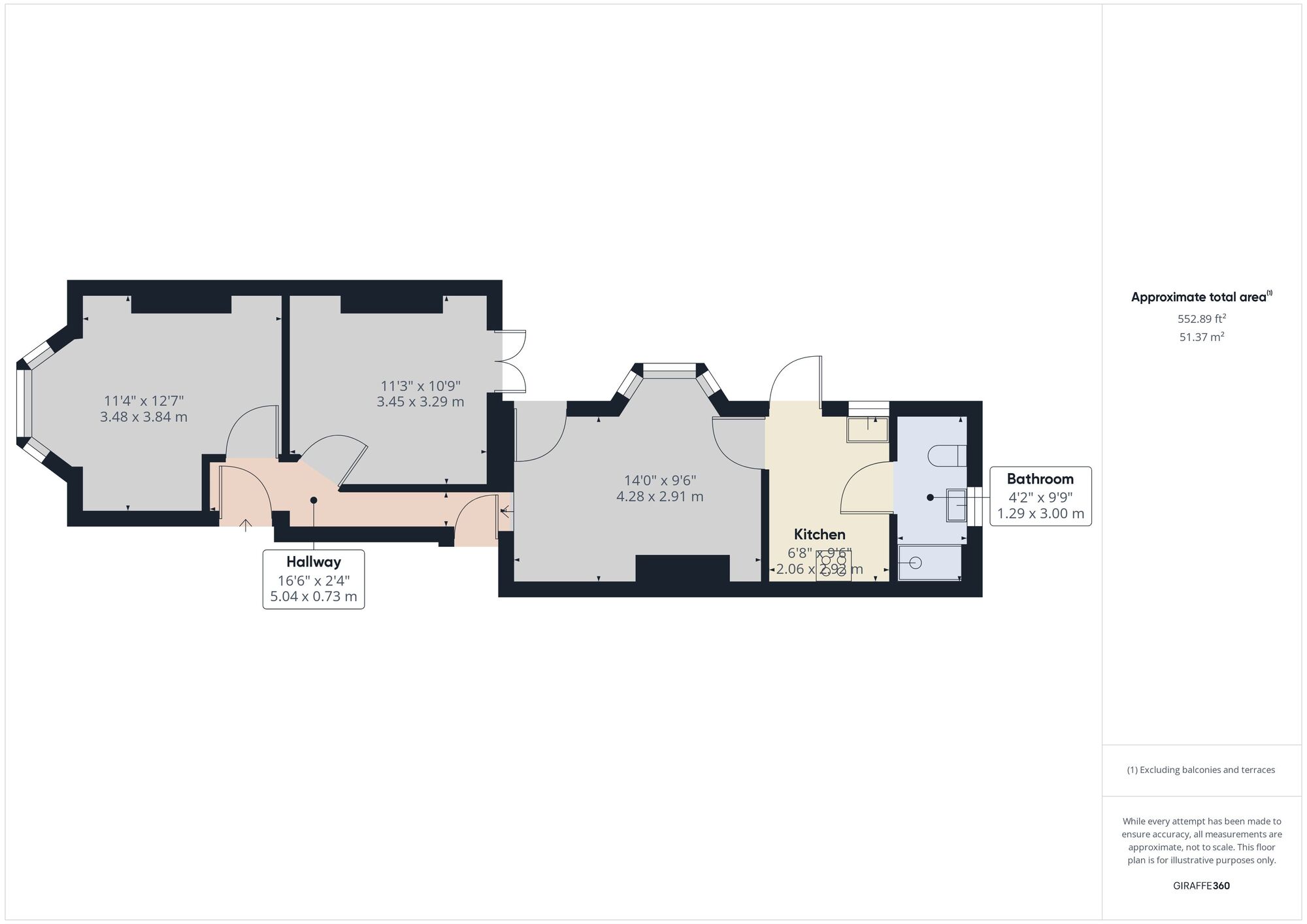 Floorplan of 2 bedroom  Flat to rent, Clarendon Road, Walthamstow, E17