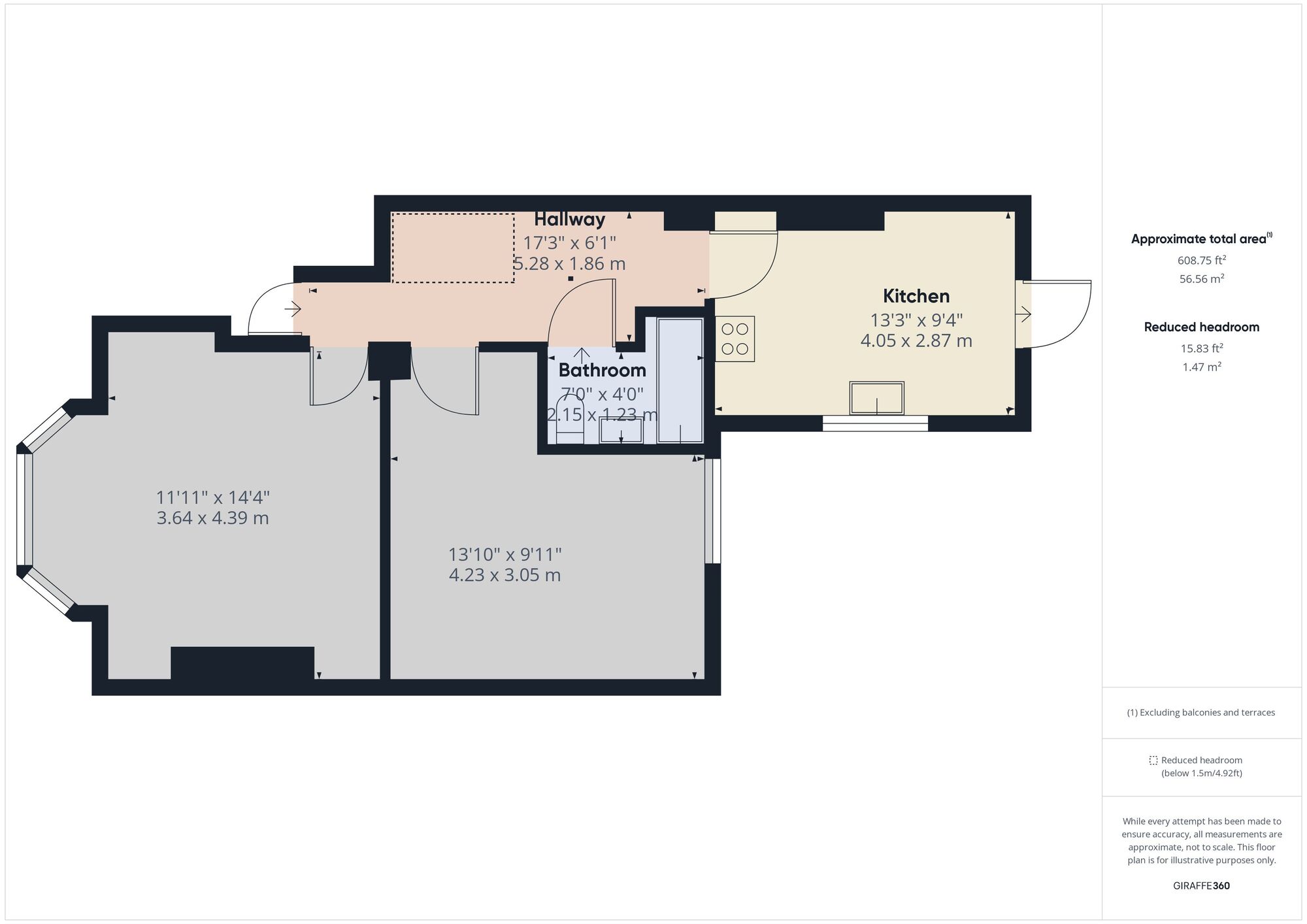 Floorplan of 1 bedroom  Flat to rent, Norwich Road, Forest Gate, London, E7