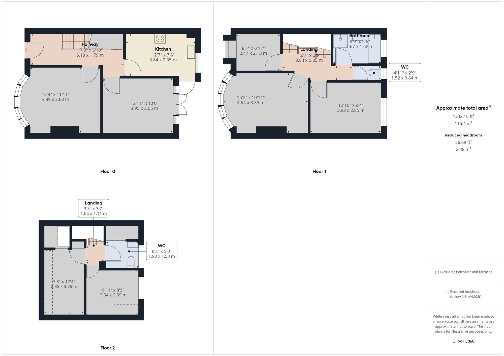 Floorplan of 5 bedroom Mid Terrace House to rent, Folkestone Road, Walthamstow, London, E17