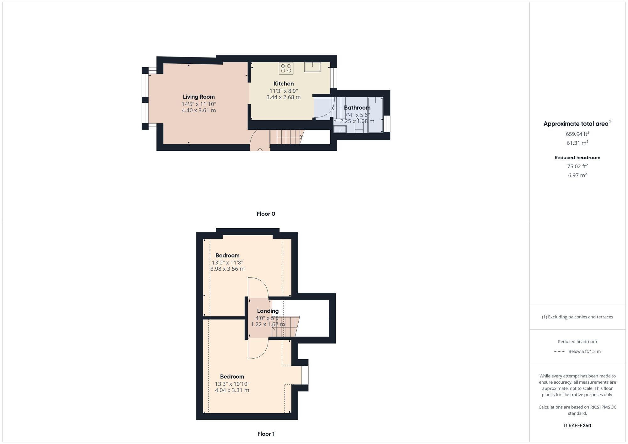 Floorplan of 2 bedroom  Flat to rent, Carisbrooke Road, Walthamstow, London, E17