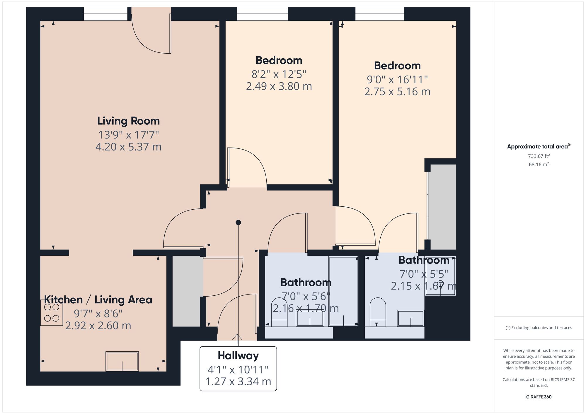 Floorplan of 2 bedroom  Flat to rent, High Road Leytonstone, London, E11