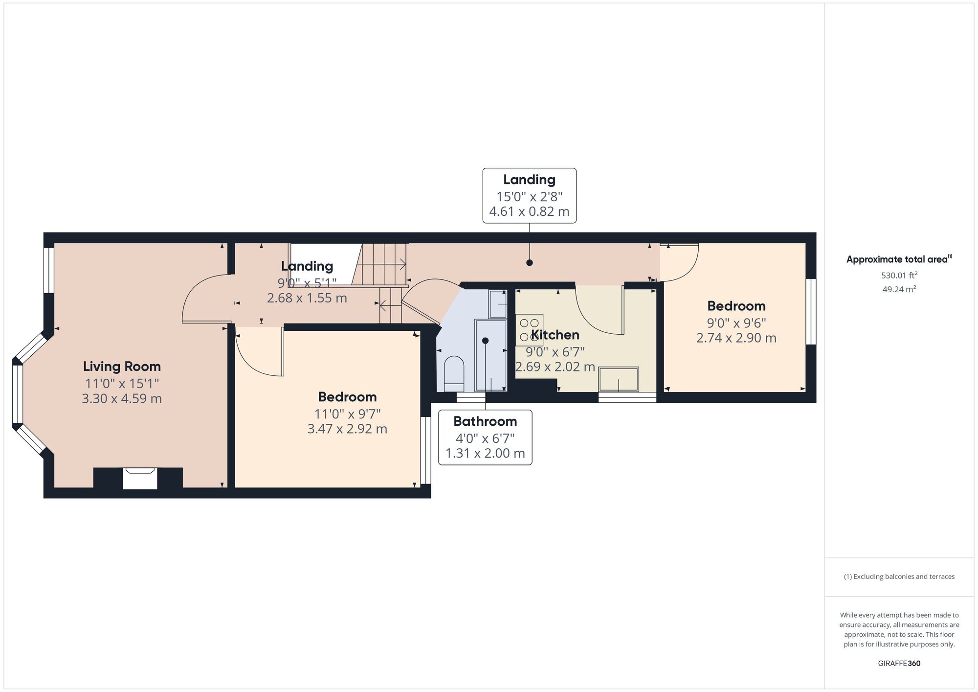 Floorplan of 2 bedroom  Flat for sale, Haroldstone Road, Walthamstow, E17