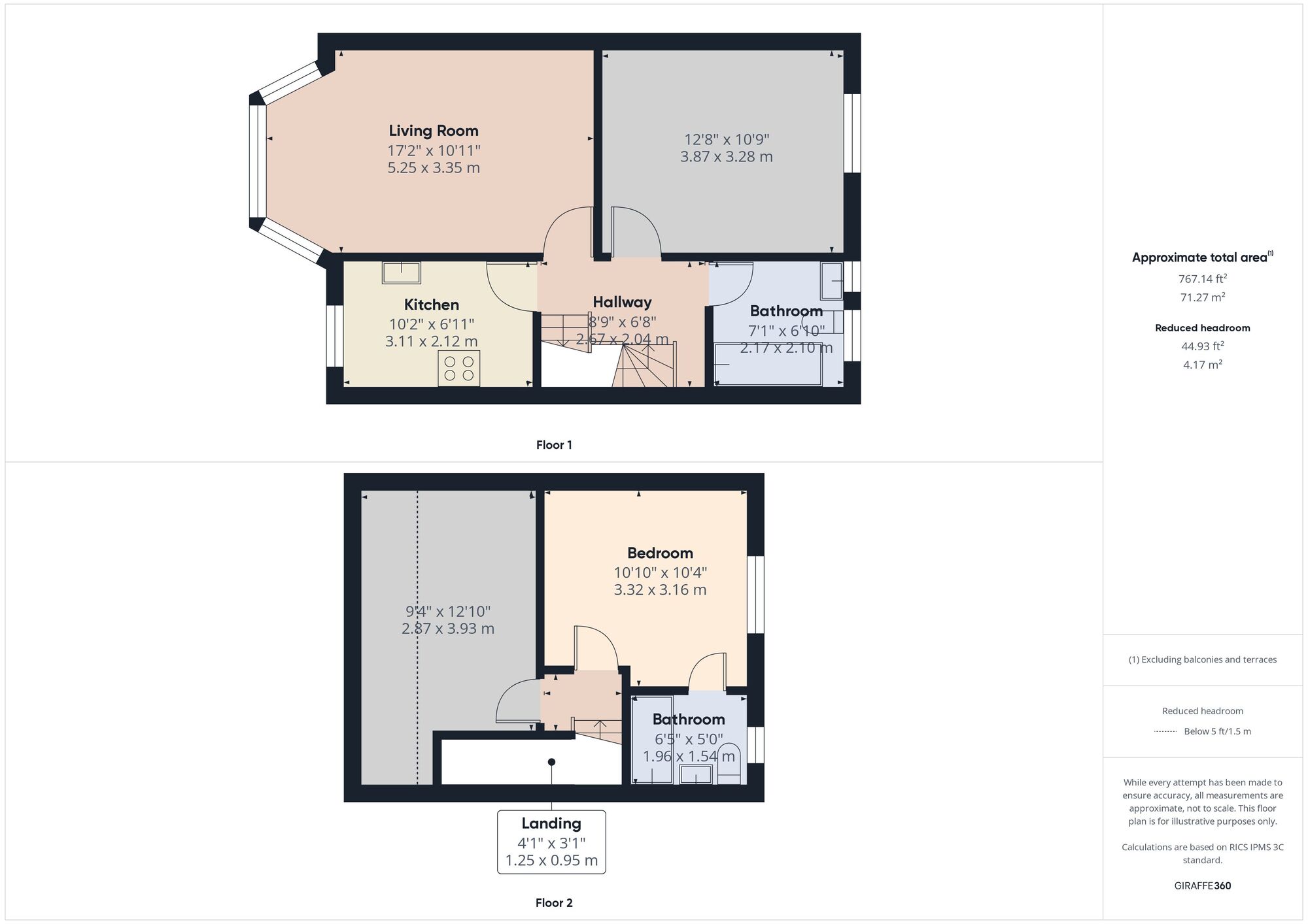 Floorplan of 2 bedroom  Flat to rent, Cleveland Park Crescent, Walthamstow, E17