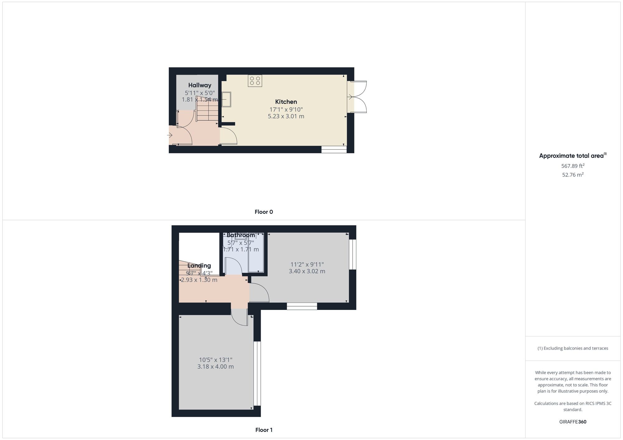 Floorplan of 2 bedroom  Flat to rent, Grosvenor Park Road, Walthamstow,, E17