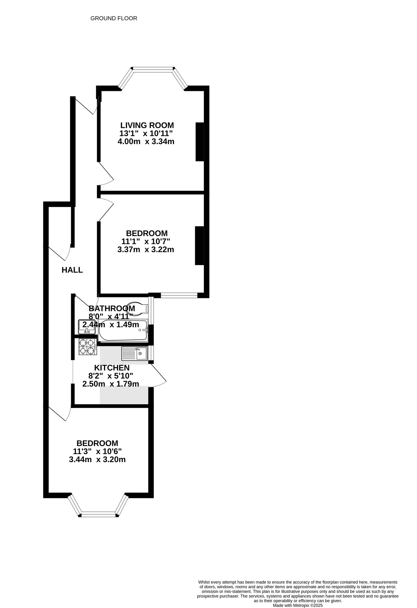 Floorplan of 2 bedroom  Flat to rent, Edward Road, Walthamstow, E17