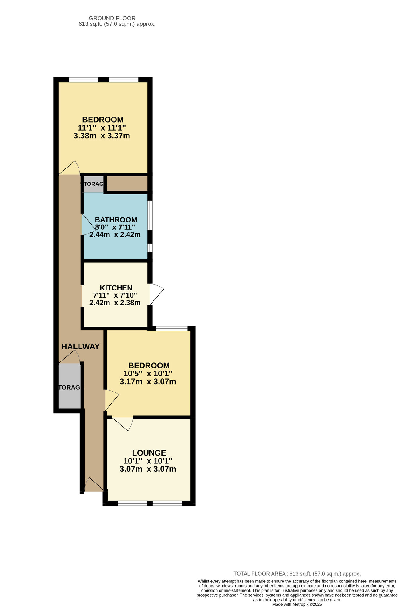 Floorplan of 2 bedroom  Flat to rent, Fleeming Road, London, E17