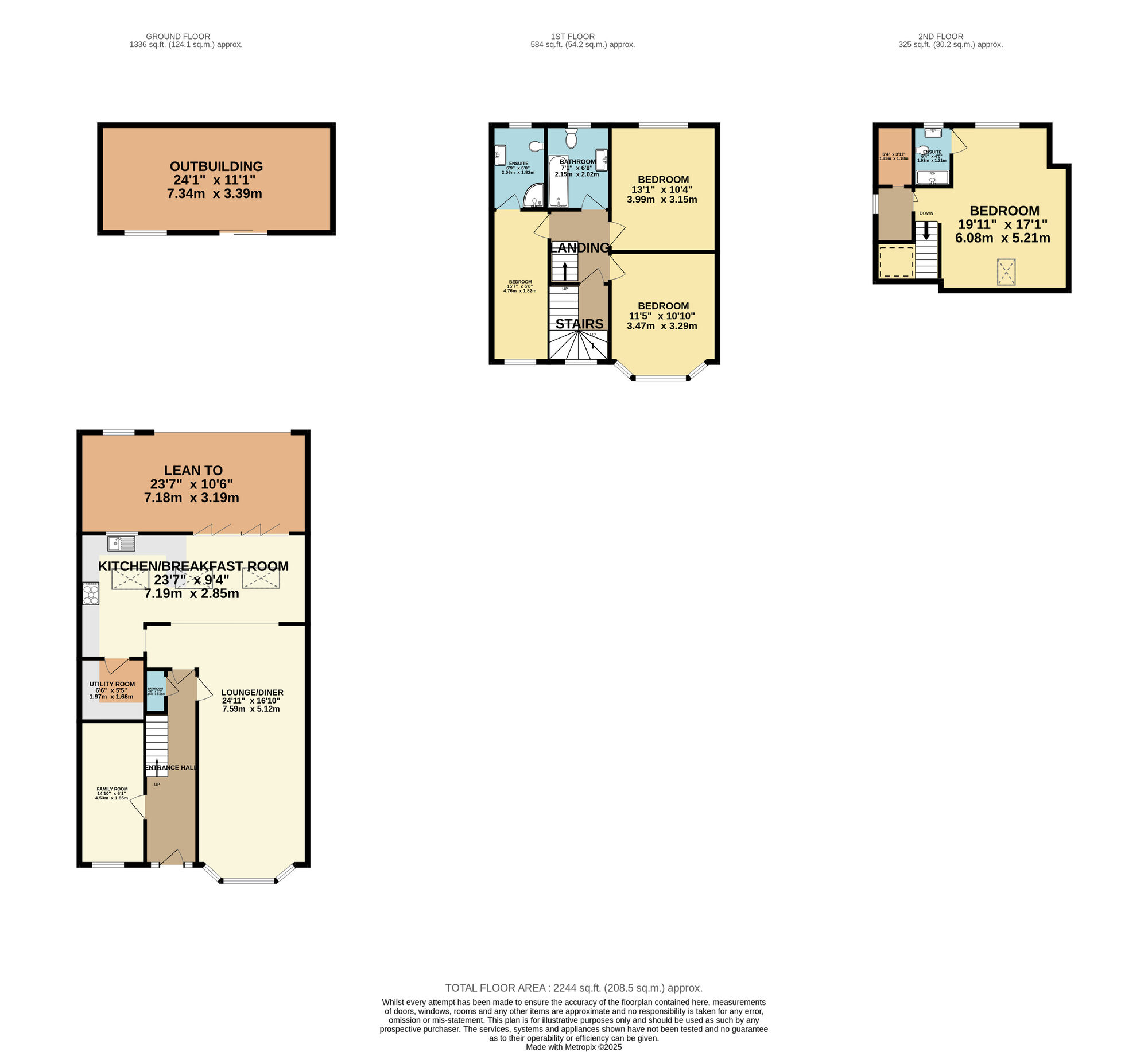 Floorplan of 4 bedroom Semi Detached House for sale, Wansford Road, Woodford Green, IG8