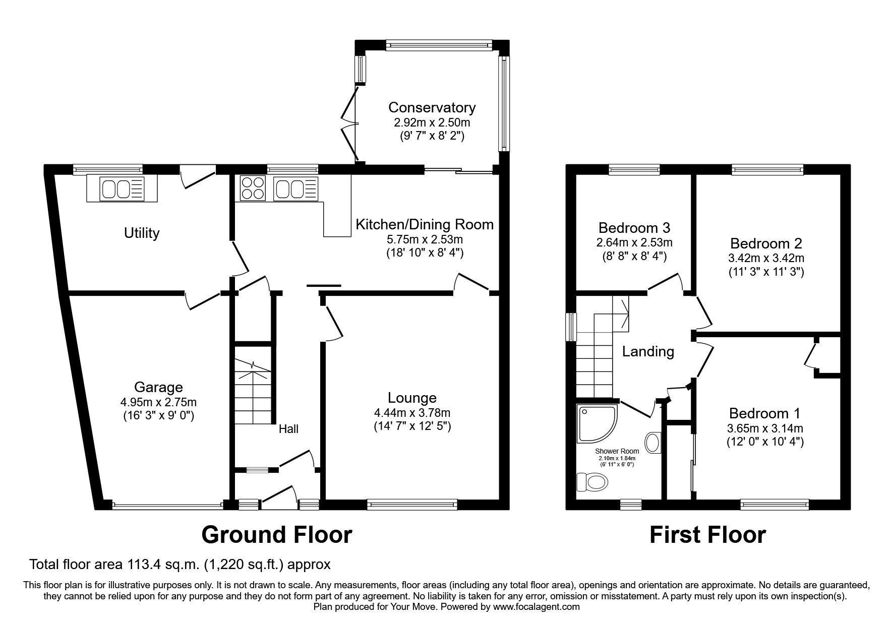 Floorplan of 3 bedroom Semi Detached House for sale, Milldale Crescent, Wolverhampton, West Midlands, WV10