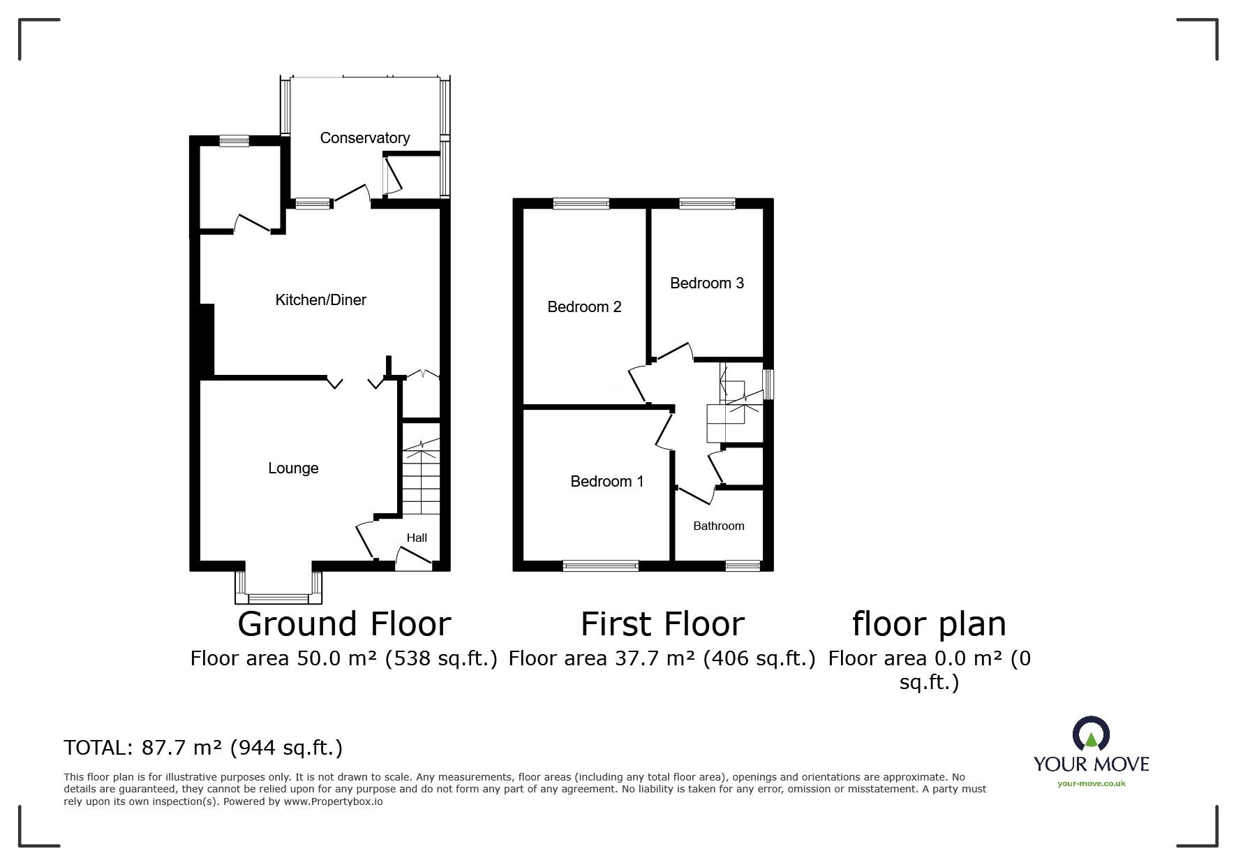 Floorplan of 3 bedroom Semi Detached House to rent, Victoria Road, Wednesfield, West Midlands, WV11