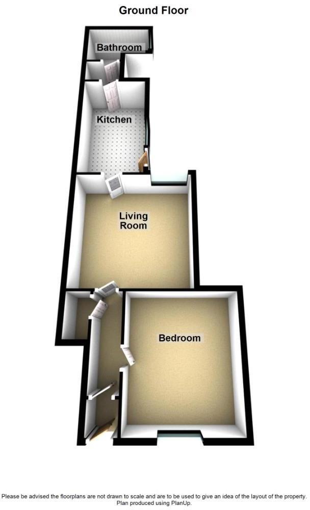 Floorplan of 1 bedroom  Flat for sale, Westmorland Street, Wallsend, Tyne and Wear, NE28