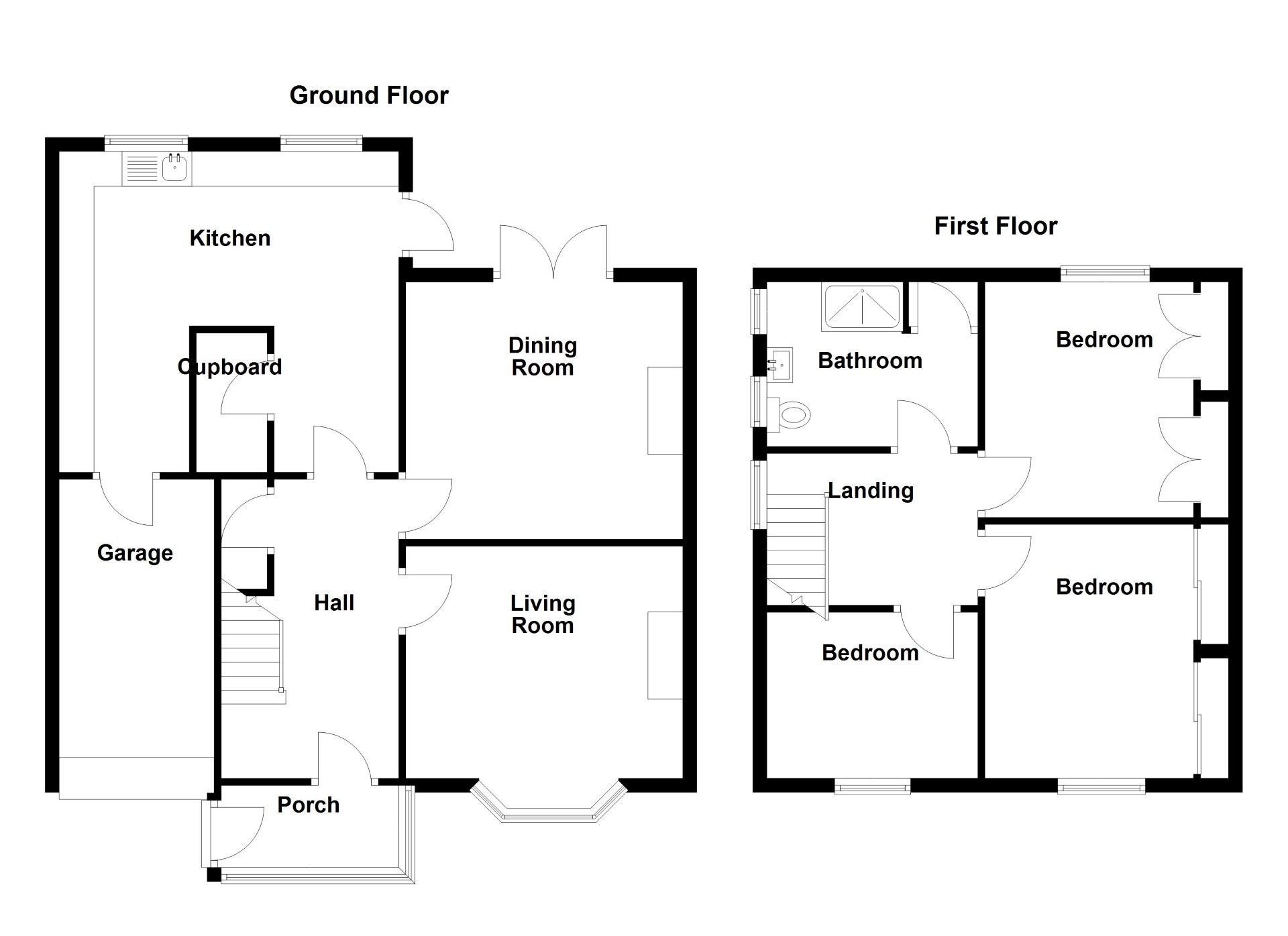 Floorplan of 3 bedroom Semi Detached House for sale, West Farm Road, Newcastle upon Tyne, Tyne and Wear, NE6