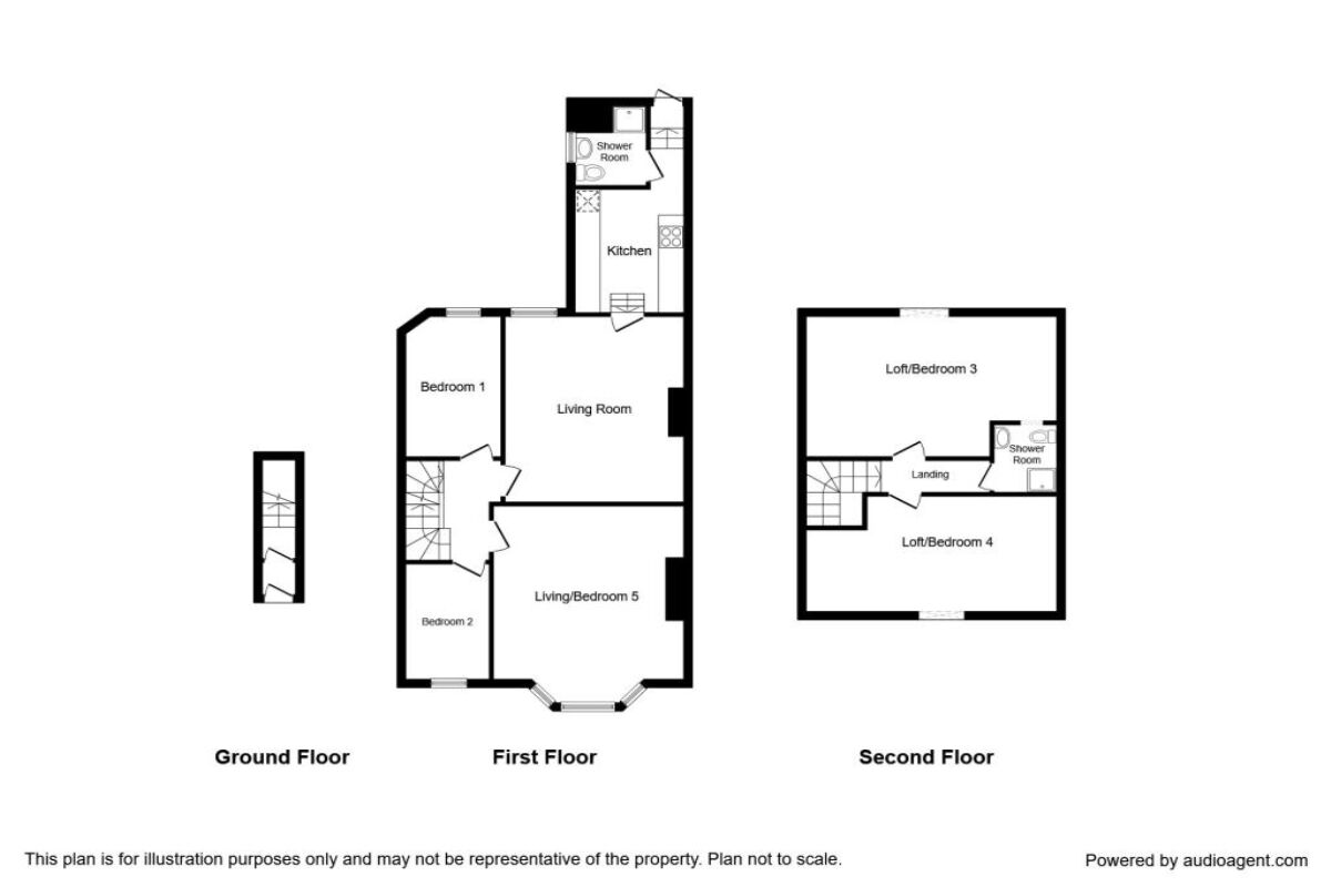 Floorplan of 5 bedroom  Flat for sale, Chillingham Road, Newcastle upon Tyne, Tyne and Wear, NE6