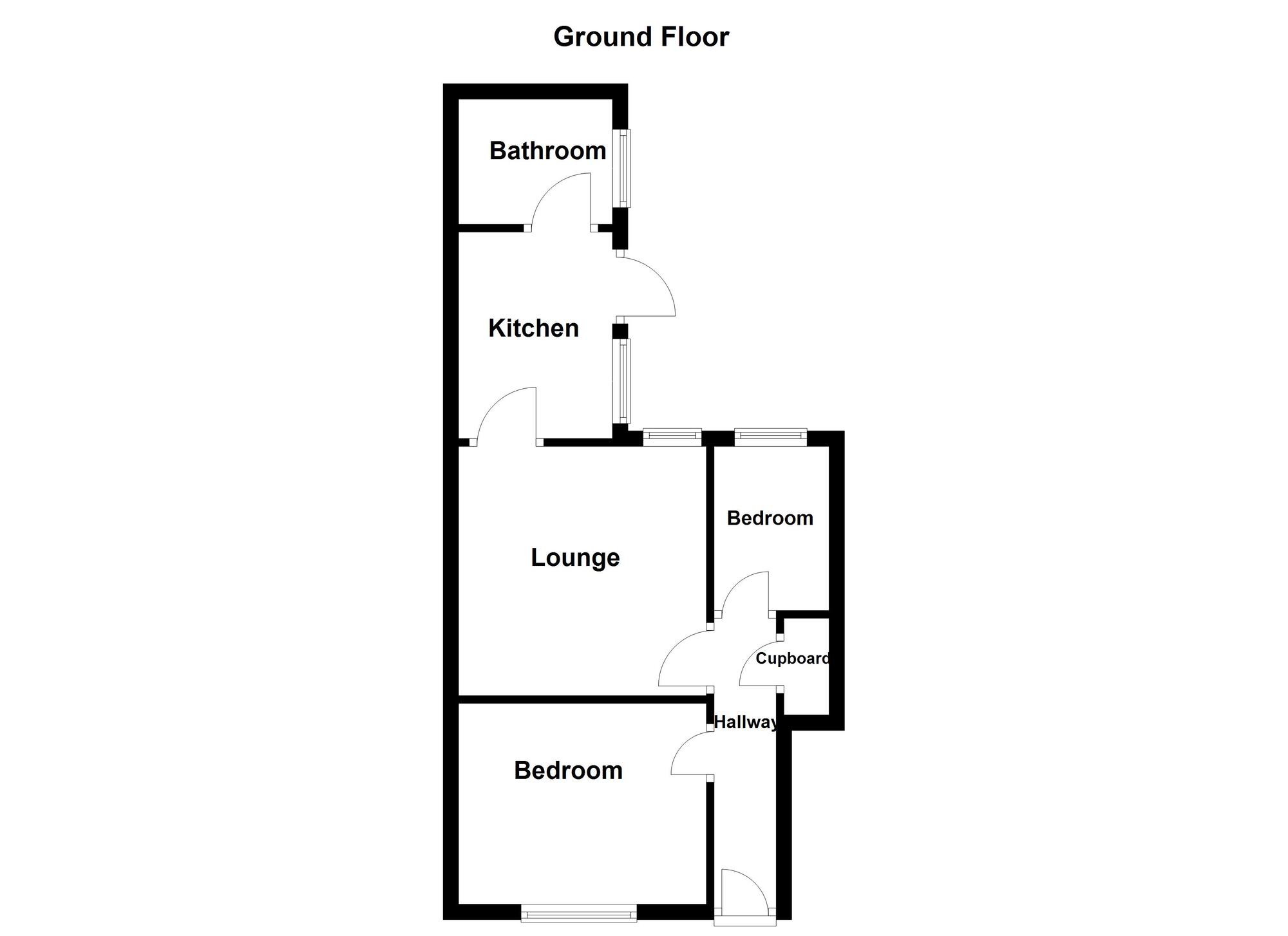 Floorplan of 2 bedroom  Flat for sale, Ravensworth Street, Wallsend, Tyne and Wear, NE28