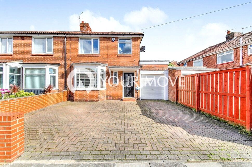 Main image of 3 bedroom Semi Detached House for sale, Tynedale Avenue, Wallsend, Tyne and Wear, NE28