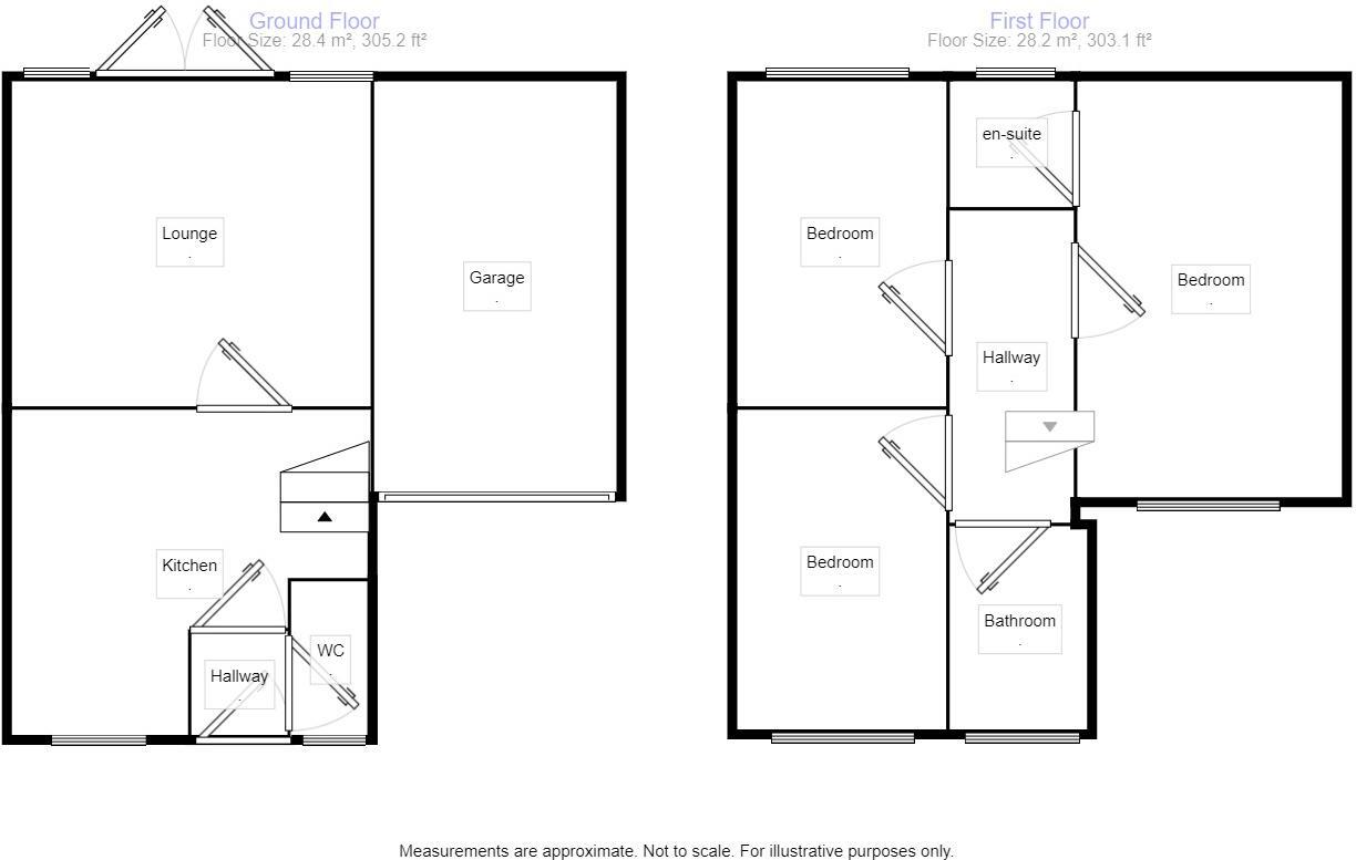 Floorplan of 3 bedroom Detached House for sale, Walkerfield Court, Newcastle upon Tyne, Tyne and Wear, NE6