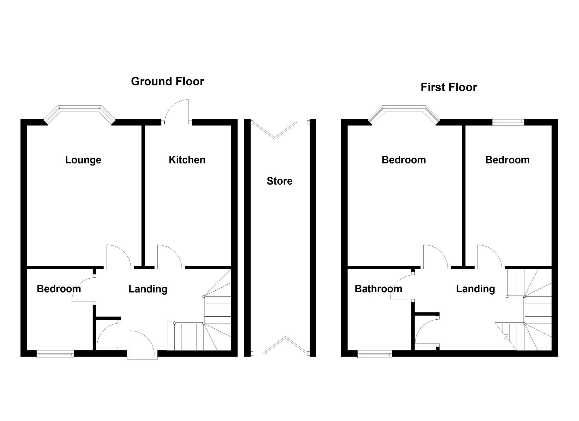 Floorplan of 3 bedroom Mid Terrace House for sale, Kingsmere Gardens, Newcastle upon Tyne, Tyne and Wear, NE6