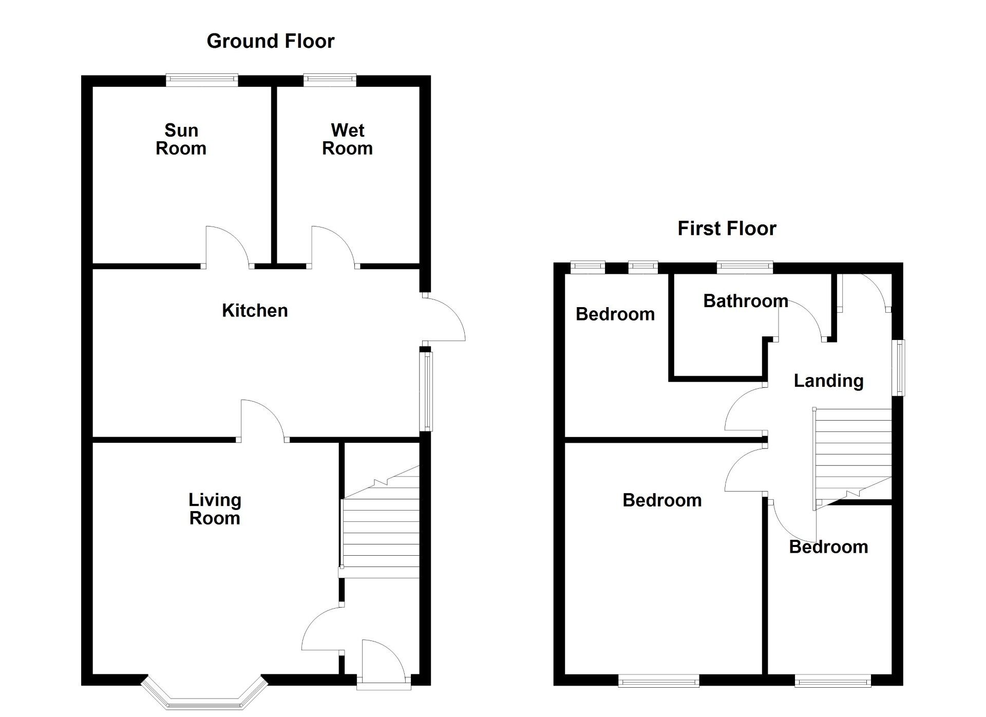 Floorplan of 3 bedroom Semi Detached House for sale, Station Road, Wallsend, Tyne and Wear, NE28