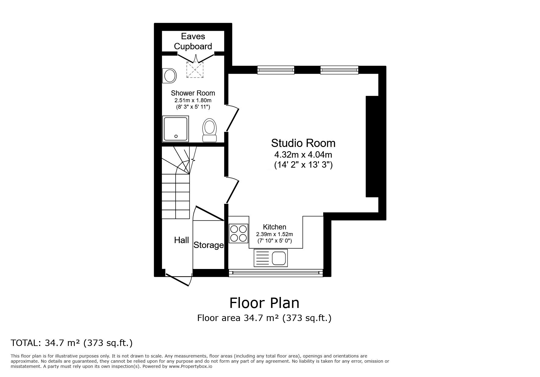 Floorplan of  Flat for sale, High Street, Whitton, Twickenham, TW2